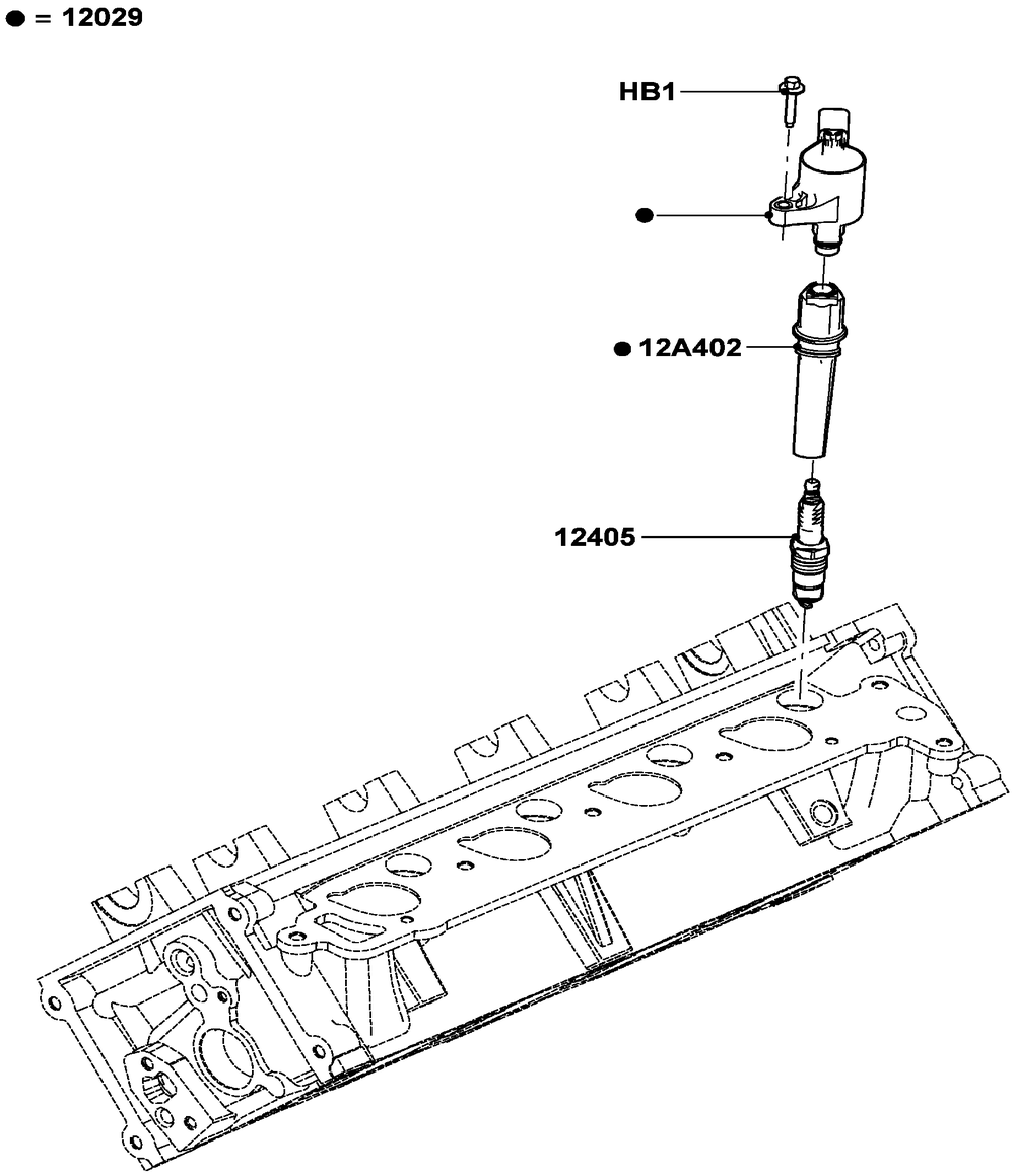 5.4l Gas Engine Ignition System Diagram and Parts List for QT08054ANSNA (5981037 - 5981038)(2010) Generac Generator