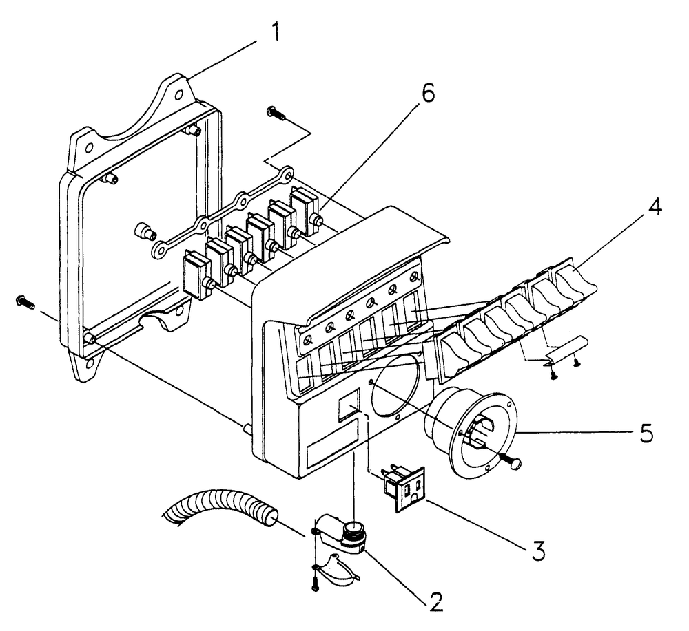 Transfer Switch Diagram and Parts List for 0656-0  Generac Generator