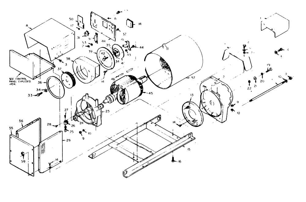 Generator Diagram and Parts List for 6871-4  Generac Generator