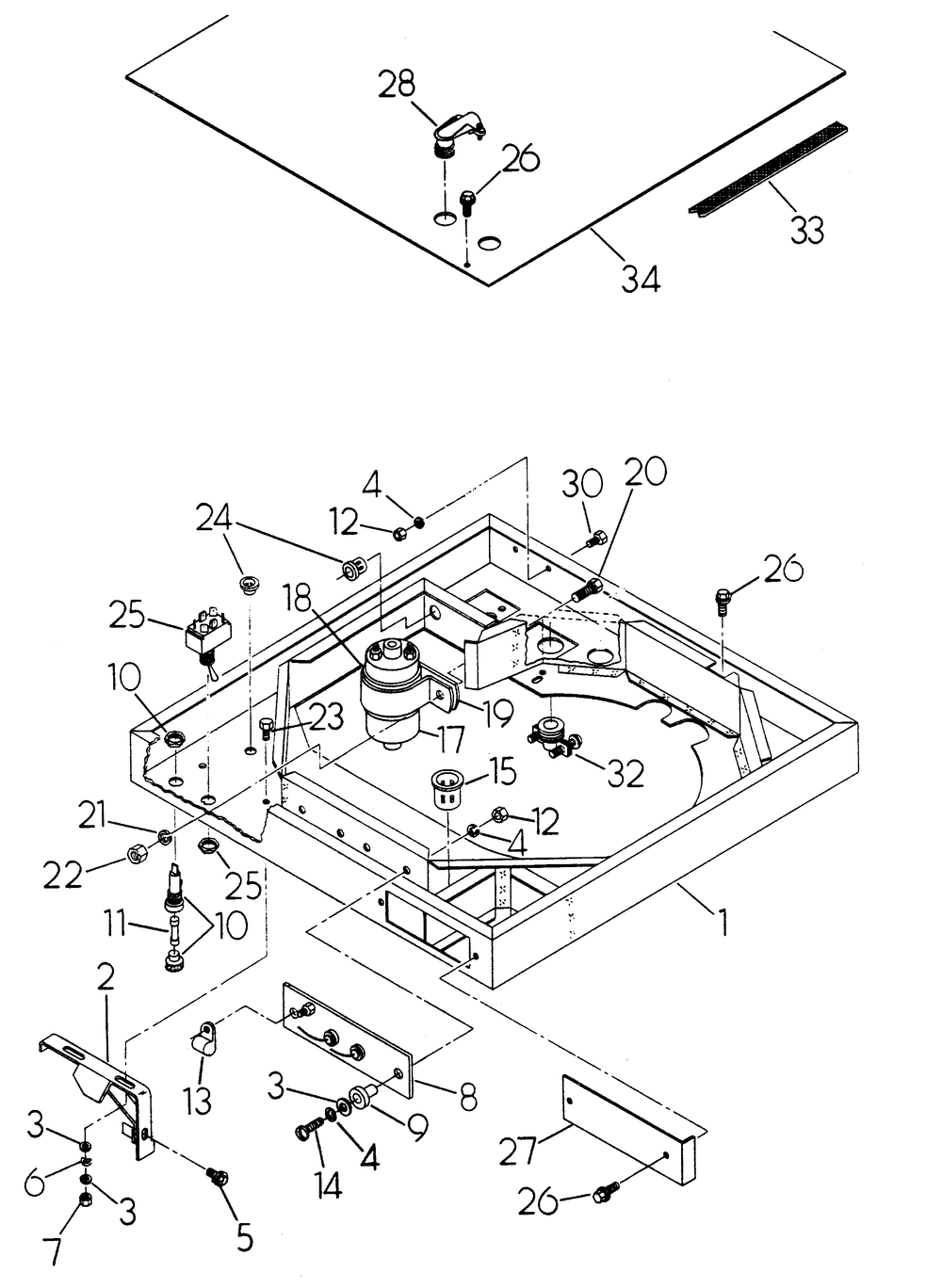 Blower Shroud Diagram and Parts List for 6246-0  Generac Generator