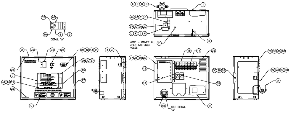 Av R-200 3600 1.6l Diagram and Parts List for 0053363 (4786586)(2007) Generac Generator