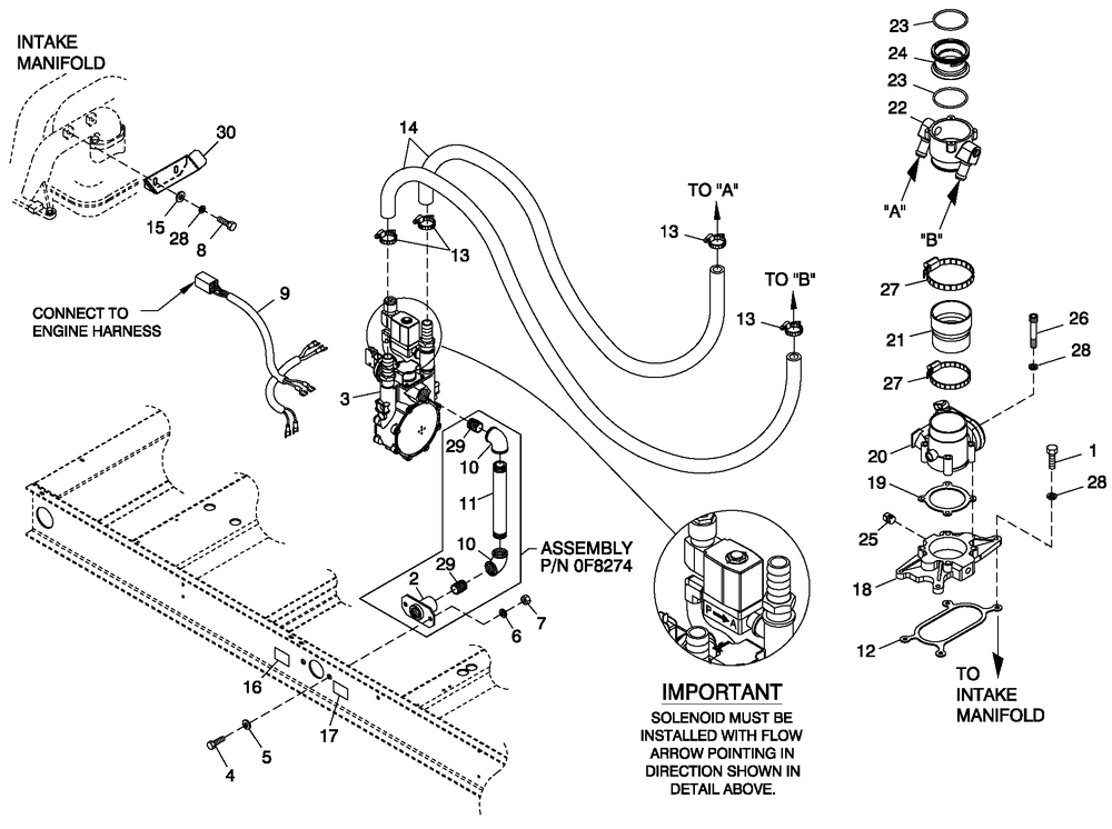 Fuel Nat.Gas And Lp Vapor 6.8l 4 Pole Diagram and Parts List for CT07068ANSN (1209V33918)(2009) Generac Generator