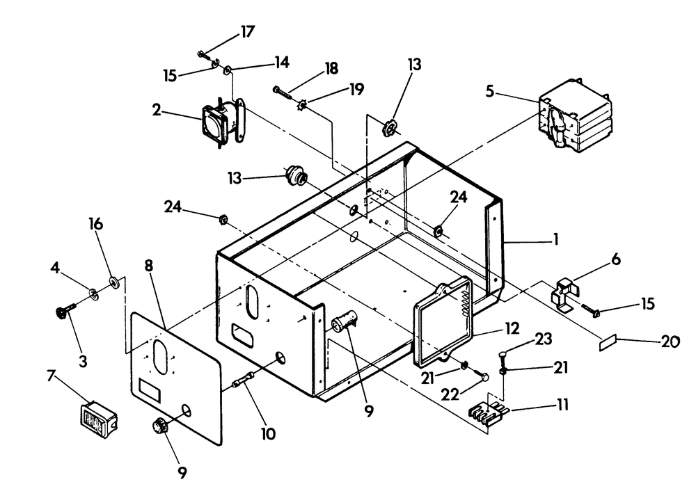 Control Panel Diagram and Parts List for 9067-3  Generac Generator