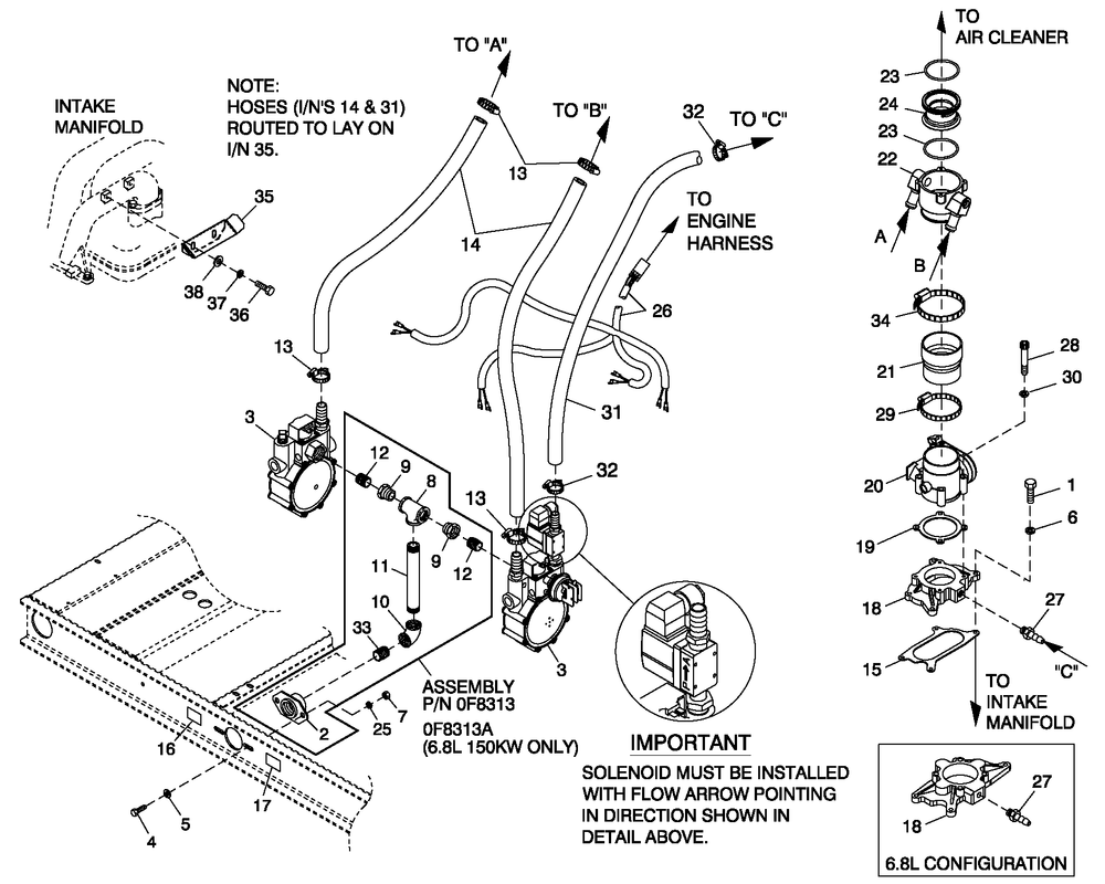 Ev Fuelsys Lpv C5 Diagram and Parts List for QT15068KVSN (4307969)(2005) Generac Generator