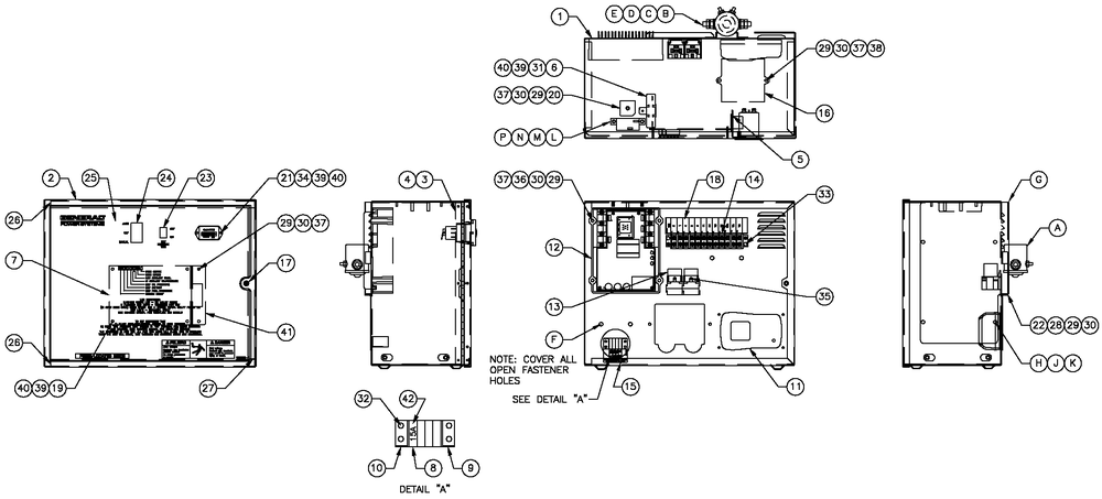 R-200b 1800 Rpm 4.2l Diagram and Parts List for 0055990 (5111202 - 5223746)(2008) Generac Generator