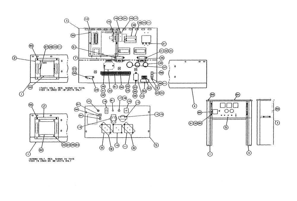 Control Panel 3zc15 Diagram and Parts List for 9324-3  Generac Generator