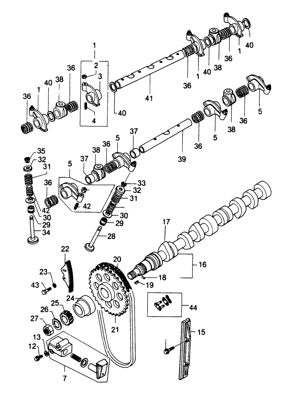 Valve System Diagram and Parts List for 1009-A  Generac Welder