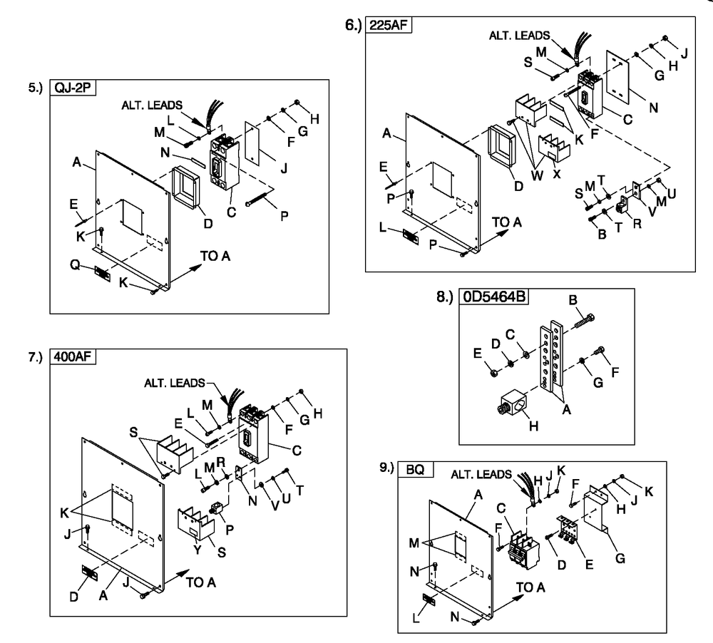 Cpl C2 And C4 Flex Hsb Diagram and Parts List for 0052610 (4370455 - 4409833)(2006) Generac Generator