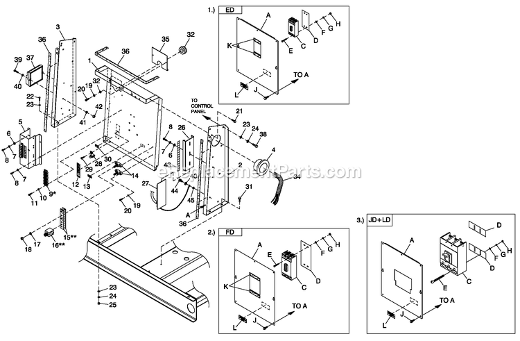 Cpl C3 H Control (3) Diagram and Parts List for QT07068GVSNA (6168590)(2010) Generac Generator