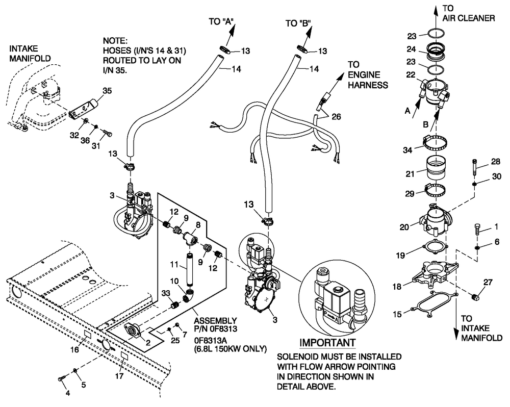 Fuel Lp Vapor C5 Cpl 6.8l Diagram and Parts List for BT10068AVSN (3407V24645)(2007) Generac Generator