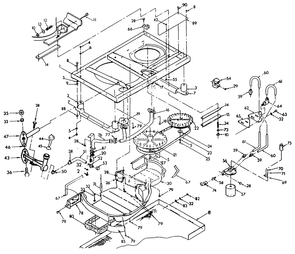 Base And Pulleys (Part 2) Diagram and Parts List for 9121-3  Generac Generator
