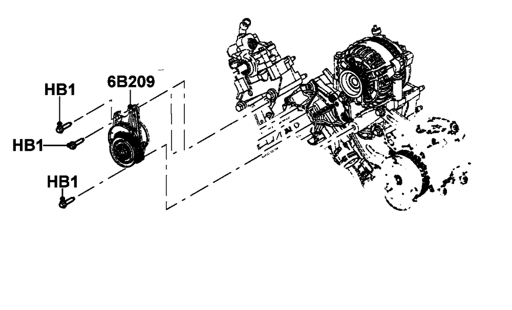4.2l Gas Engine Fead Diagram and Parts List for ET04842ANAN (5614613 - 5760317)(2010) Generac Generator