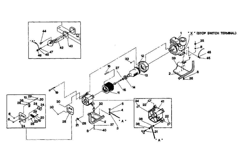 B&s 8 Hp Sv-4200 Ac Engine With Low Oil Shutdown - 92459 Diagram and Parts List for SV4200 (9717-1)(9717-1) Generac Generator