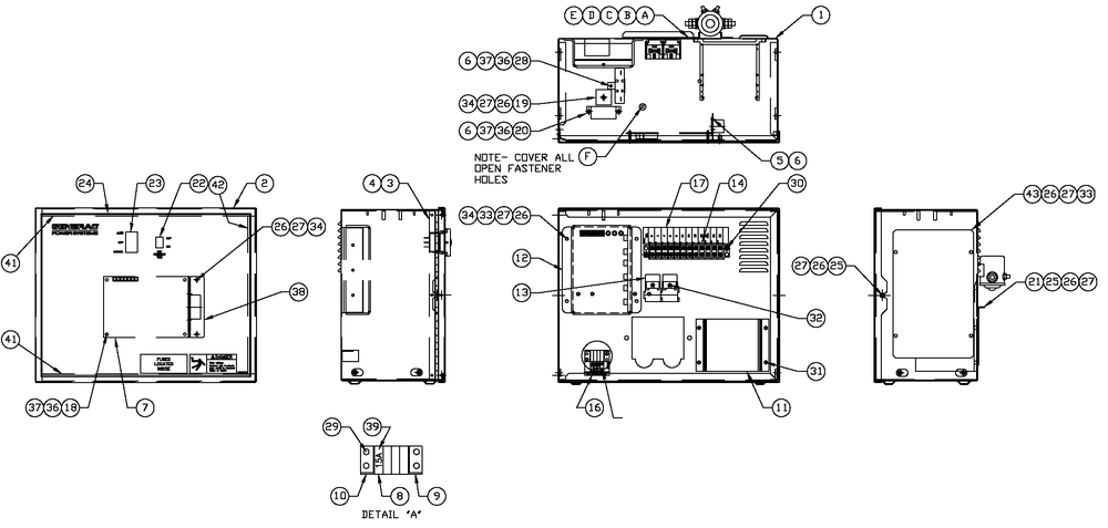 Av R100 1800 Rpm 2.5l 240v Diagram and Parts List for 0052150 (4005V04485)(2005) Generac Generator