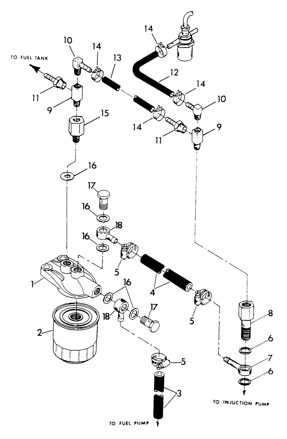 Fuel Supply Diagram and Parts List for 9410-0 (Np80d)(Rv Gen) Generac Generator