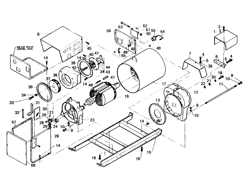 Alternator Diagram and Parts List for 6873-0  Generac Generator