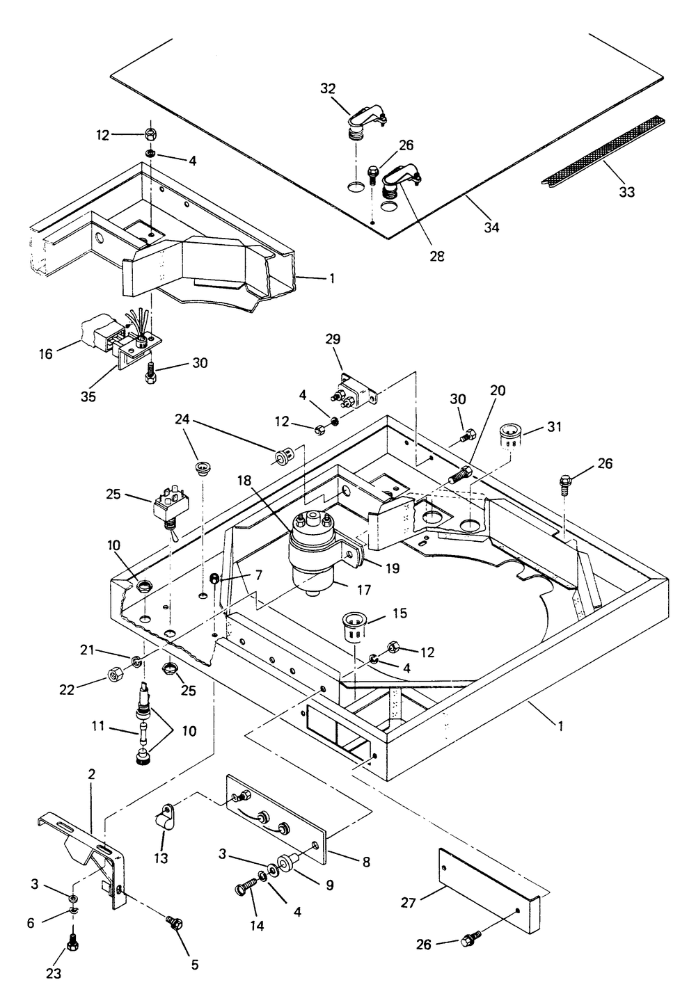 Blower Shroud Diagram and Parts List for 6273-3  Generac Generator