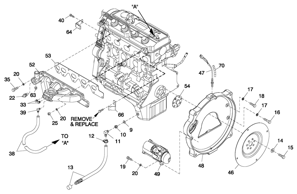 Eng Common Parts 2.4l G2 1 Diagram and Parts List for ET04524JNSN (5708899)(2009) Generac Generator
