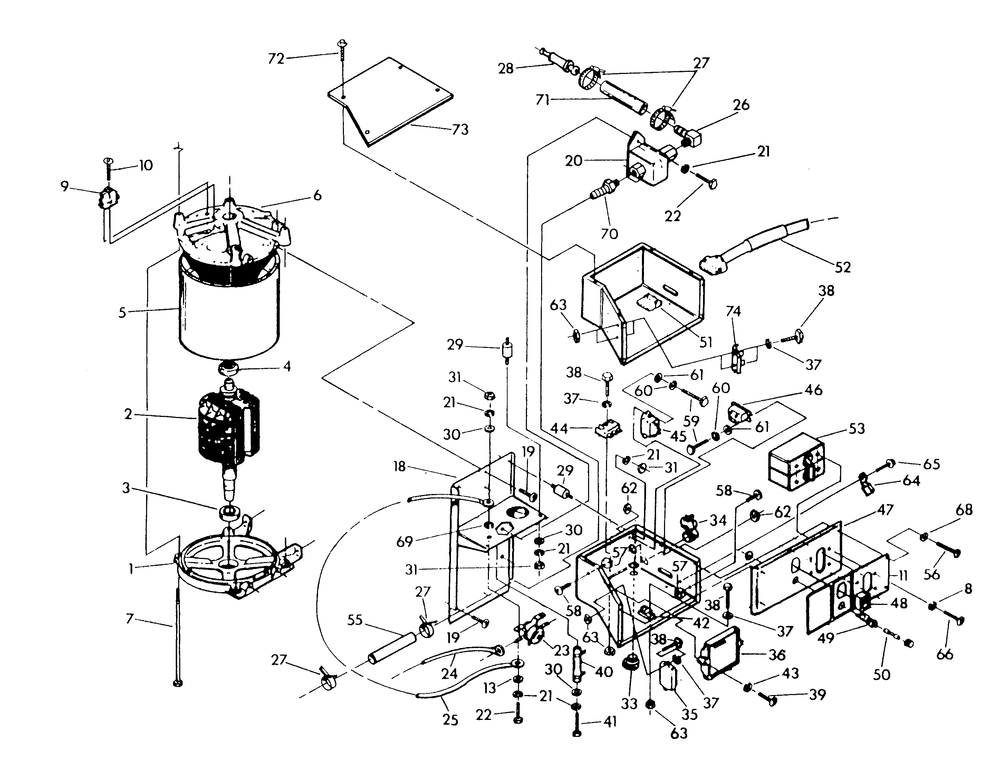 Alternator And Panel Diagram and Parts List for 9426-0  Generac Generator