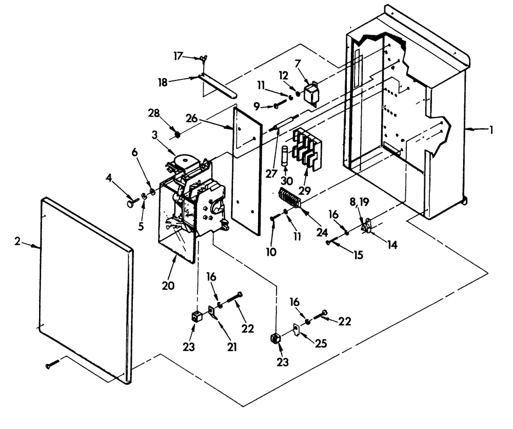 Transfer Switch Diagram and Parts List for 9067-4  Generac Generator