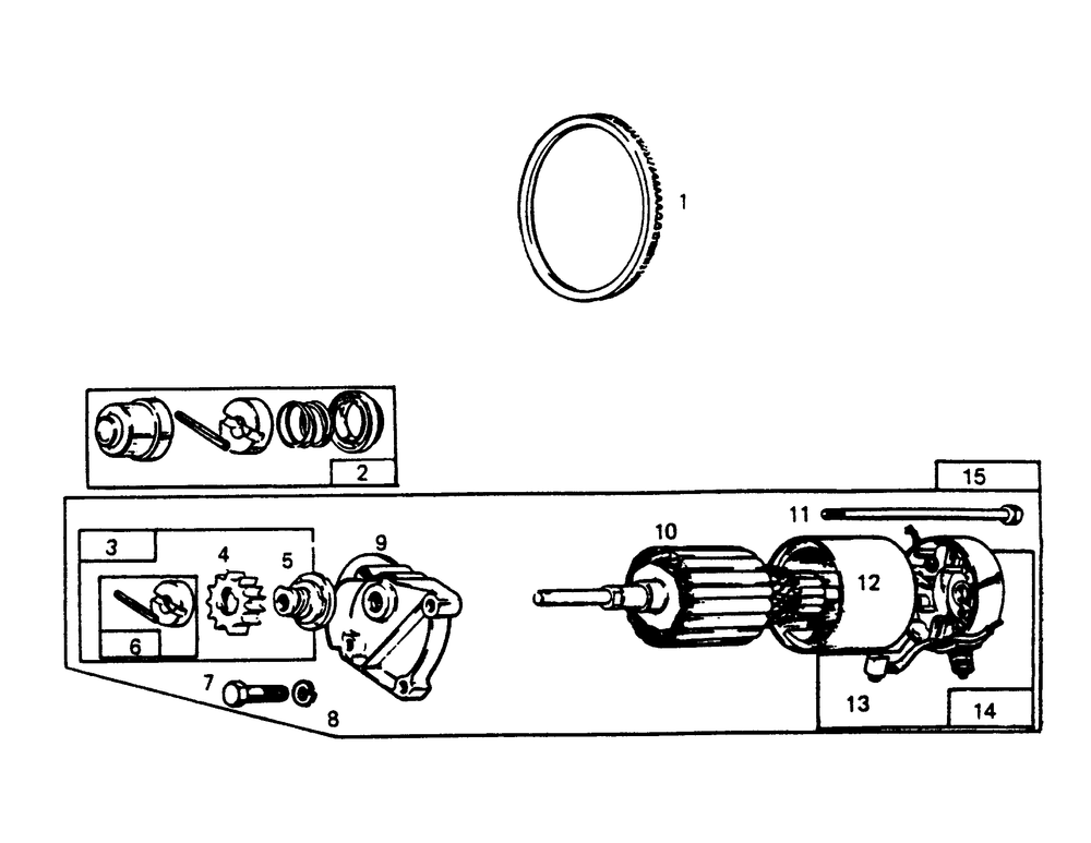 Engine Parts (Part 2) Diagram and Parts List for 6931-3  Generac Generator