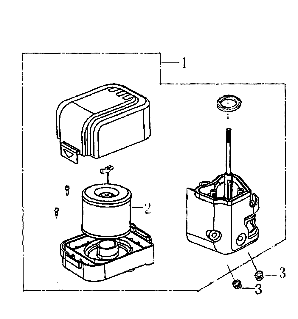 Air Cleaner Diagram and Parts List for 006602-0  Generac Pressure Washer