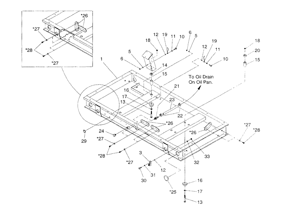 Mounting Base Diagram and Parts List for 4373-1  Generac Generator