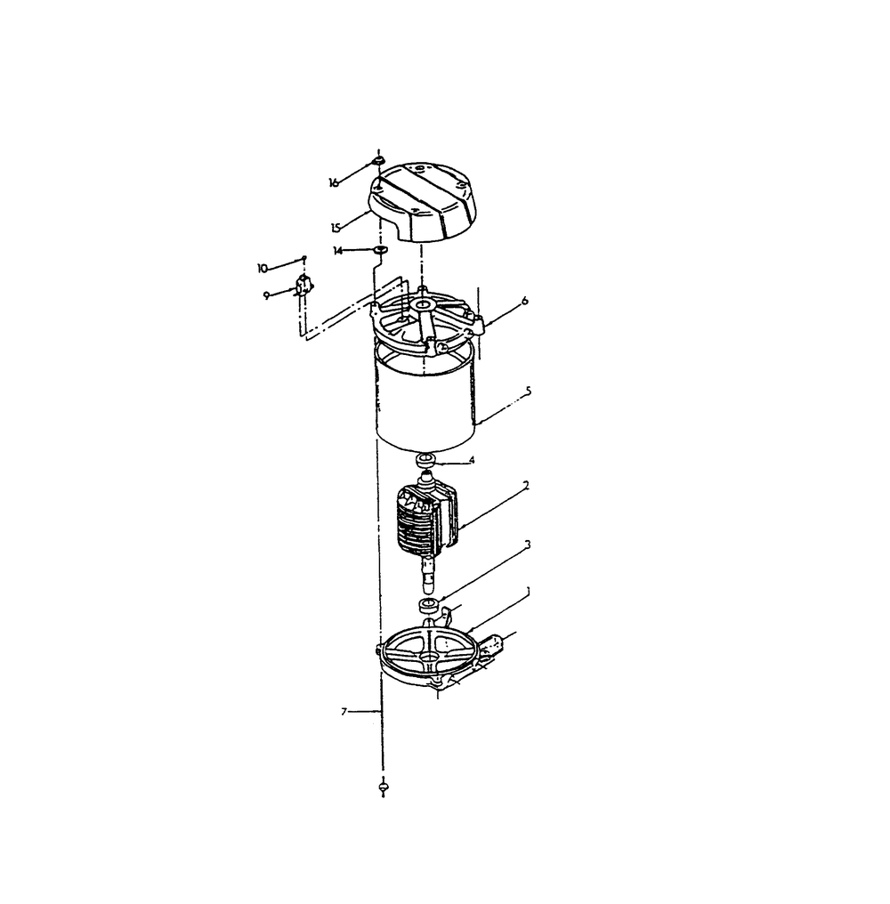 Generator Diagram and Parts List for 9008-9  Generac Generator