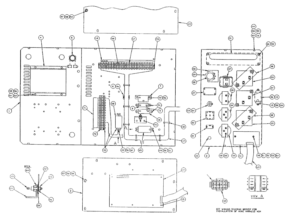 Control Panel "c" Opt. - 12v. Diesel Diagram and Parts List for 4107-2  Generac Generator
