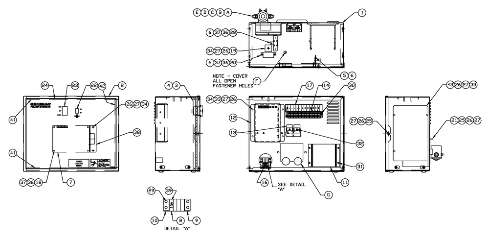 R-100 3600 Rpm 1.5l 240v Diagram and Parts List for 0052280 (4338592 - 4338602)(2006) Generac Generator