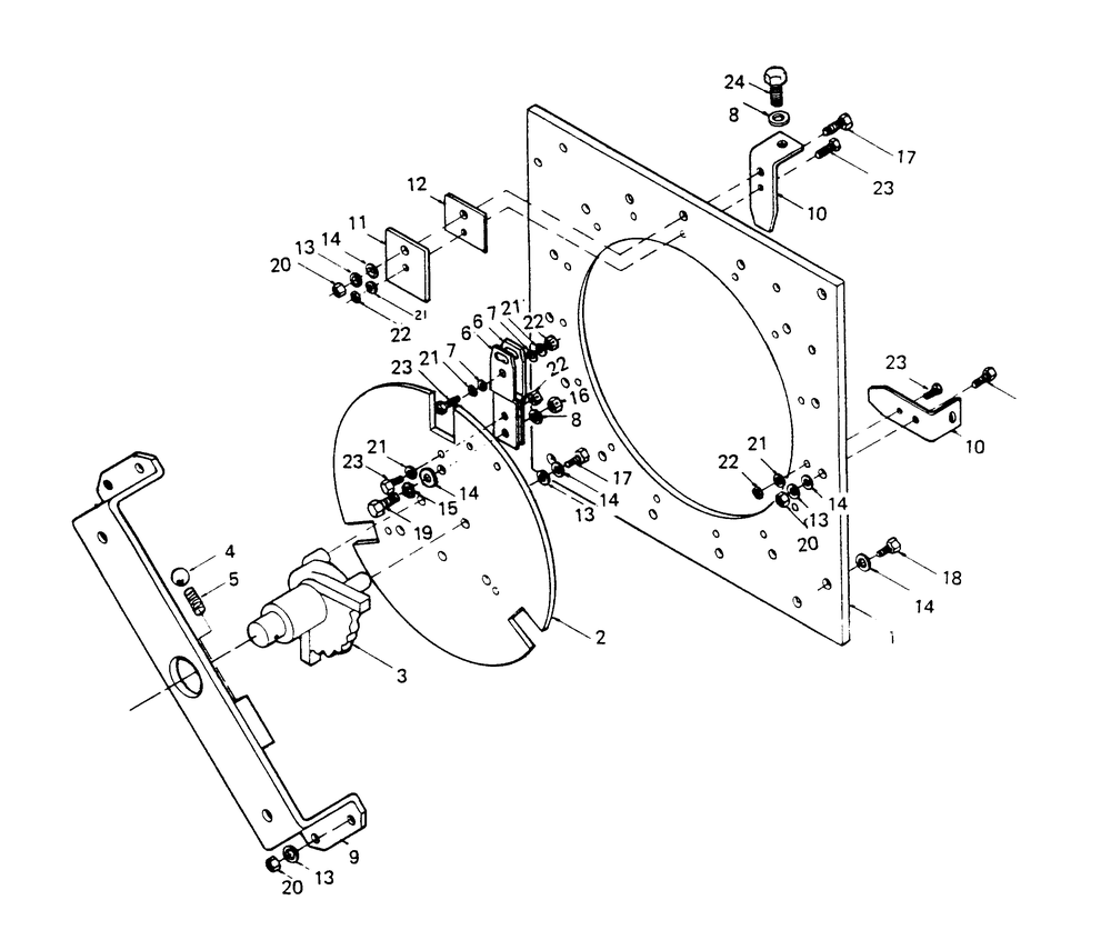 Ampere Ranges Switch Diagram and Parts List for 6981-0  Generac Generator