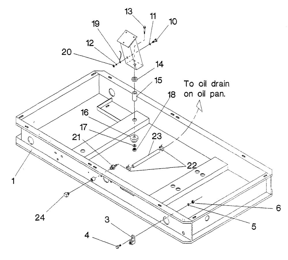 Mounting Base Diagram and Parts List for 0915-3  Generac Generator