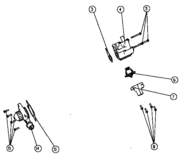 1.5l Gas Engine Coolant System Diagram and Parts List for QT03015ANSX (7005578 - 9279531)(2014) Generac Generator