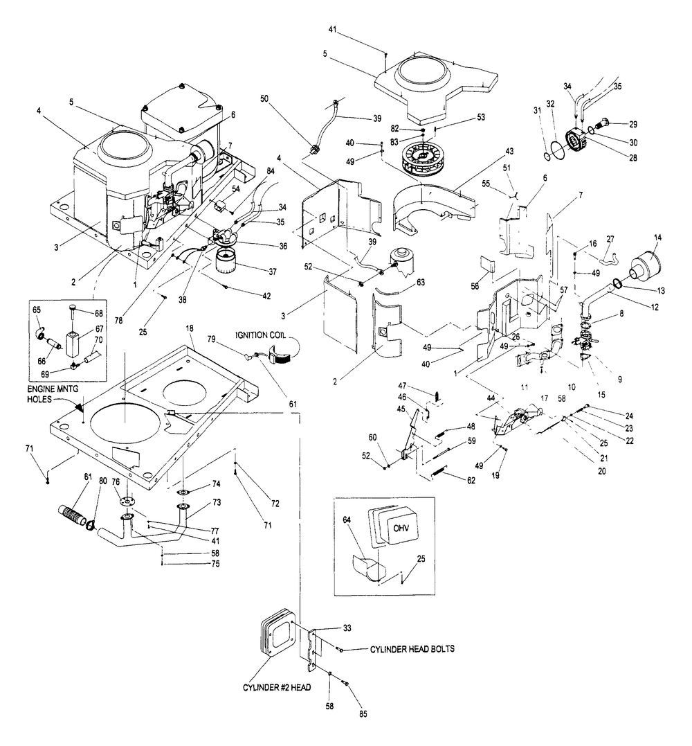 Gn-724 Engine Accessories And Sheet Metal Diagram and Parts List for 4301-0  Generac Generator