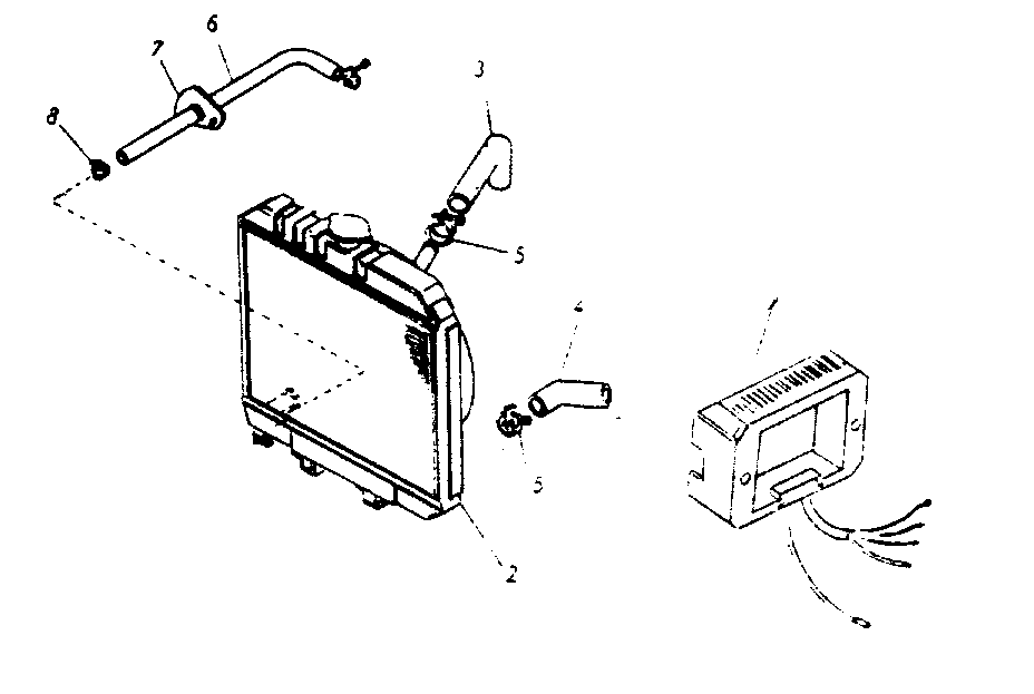 Attached Parts Diagram and Parts List for 1008-D  Generac Welder