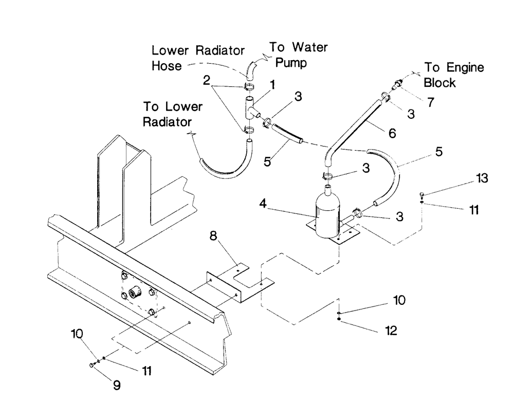 Engine Coolant Heater Diagram and Parts List for 4123-0  Generac Generator