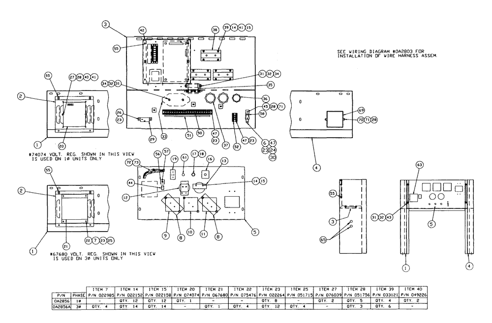 Control Panel (15 And 20 Kw) Diagram and Parts List for 4188-1  Generac Generator