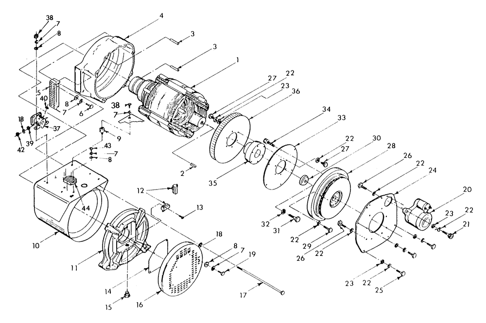 Generator Diagram and Parts List for 9410-0 (Np80d)(Rv Gen) Generac Generator