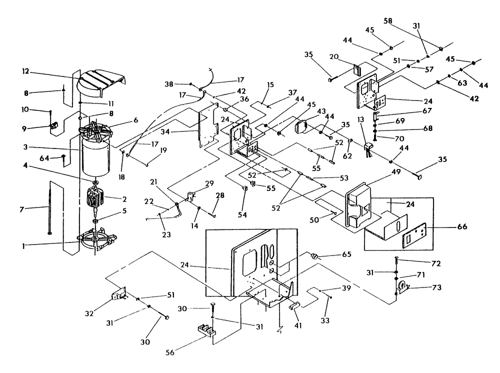 Alternator And Control Panel Diagram and Parts List for 0626-0  Generac Generator