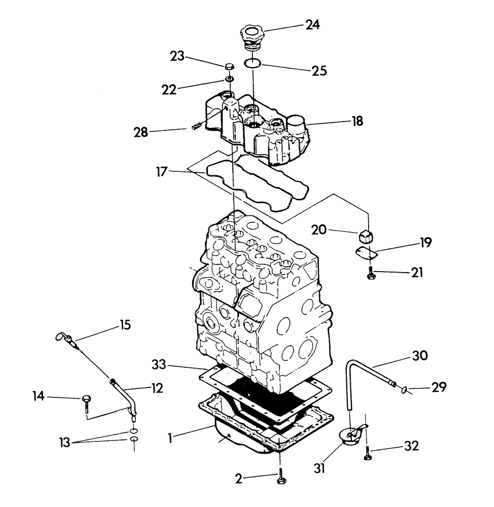 Engine Block Diagram and Parts List for 9510-0  Generac Generator