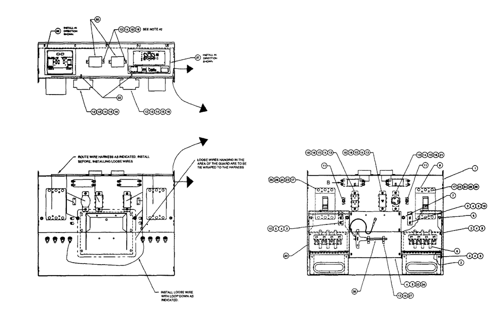 Receptacle Panel Diagram and Parts List for 4360-1  Generac Generator