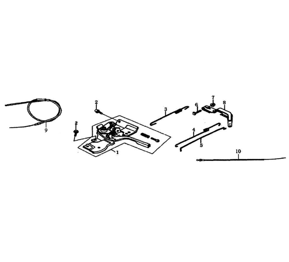 Control Diagram and Parts List for 006412-0  Generac Pressure Washer