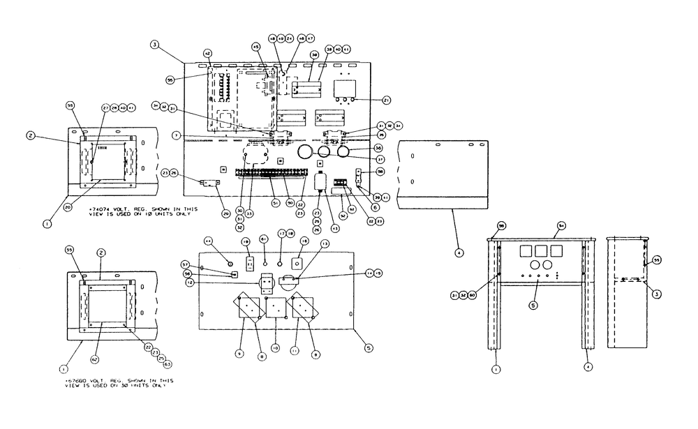 Control Panel Diagram and Parts List for 9324-0  Generac Generator