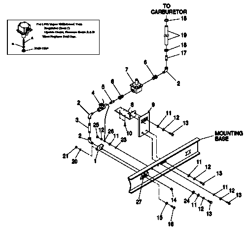 Regulator Diagram and Parts List for 0046261 (3622315)(2002) Generac Generator