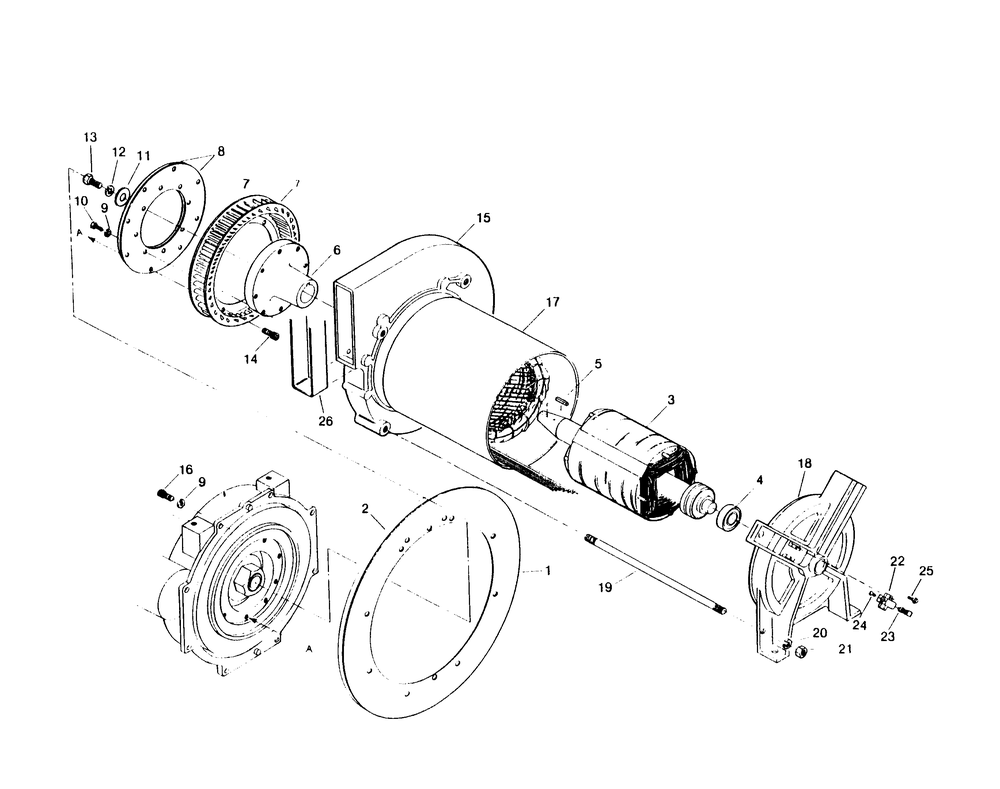 Power Generator Diagram and Parts List for 6981-0  Generac Generator