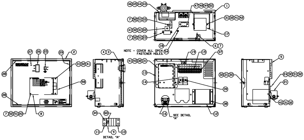 Av Hsb Panel 2a Bc 3600rpm 12v Diagram and Parts List for QT07039AVSN (4166739 - 4225329)(2005) Generac Generator