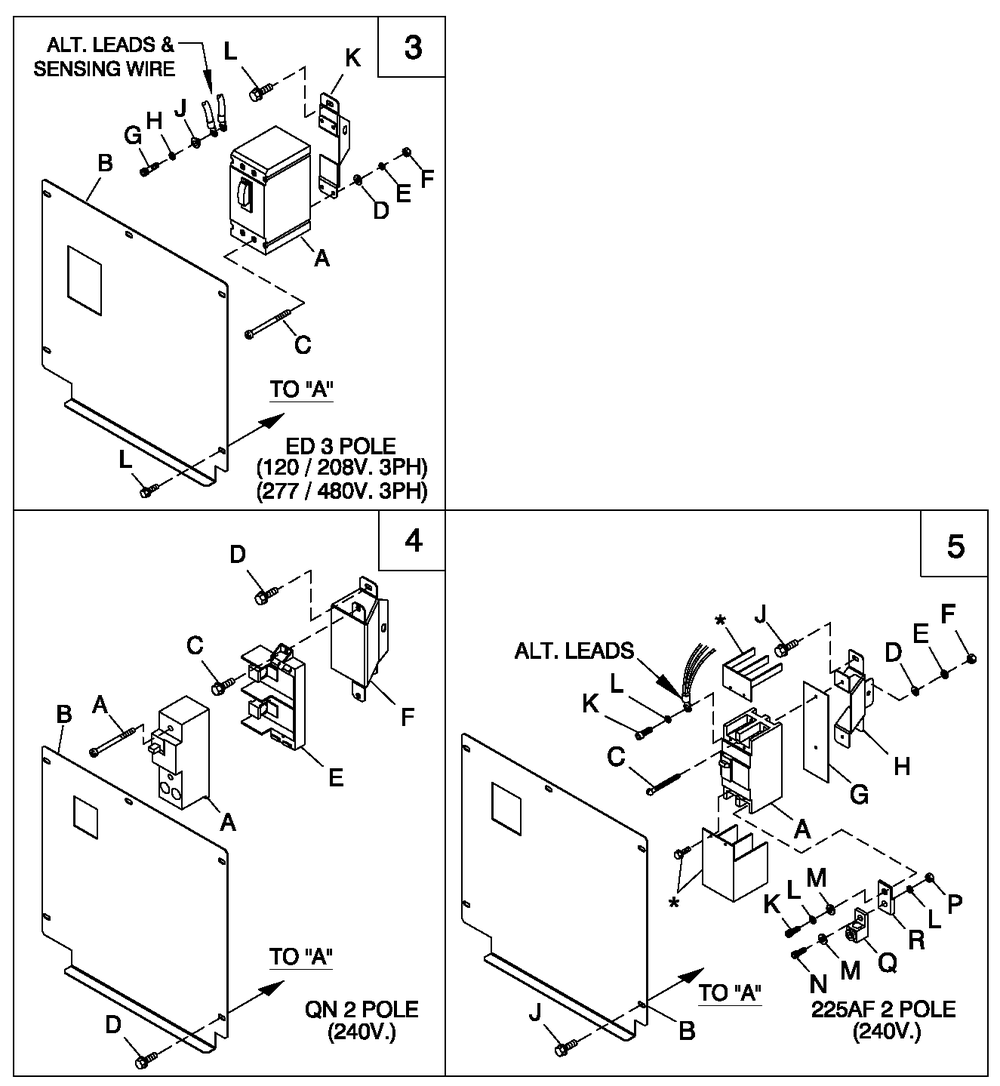 Connection Box C1 Cpl Diagram and Parts List for 0053363 (4786586)(2007) Generac Generator
