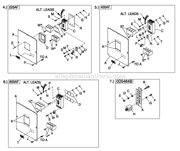 Cpl C5 H Control Cb Connection (4) Diagram and Parts List for QT08054JNSNA (6130357)(2010) Generac Generator