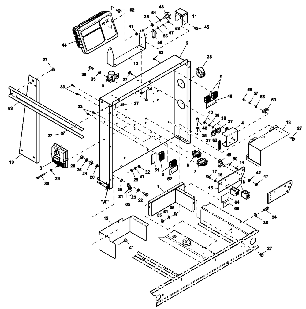 Ev Conbox 150kw 1ph C5 Nexus 1 Diagram and Parts List for ET10068GVAC (6736177 - 9116450)(2014) Generac Generator