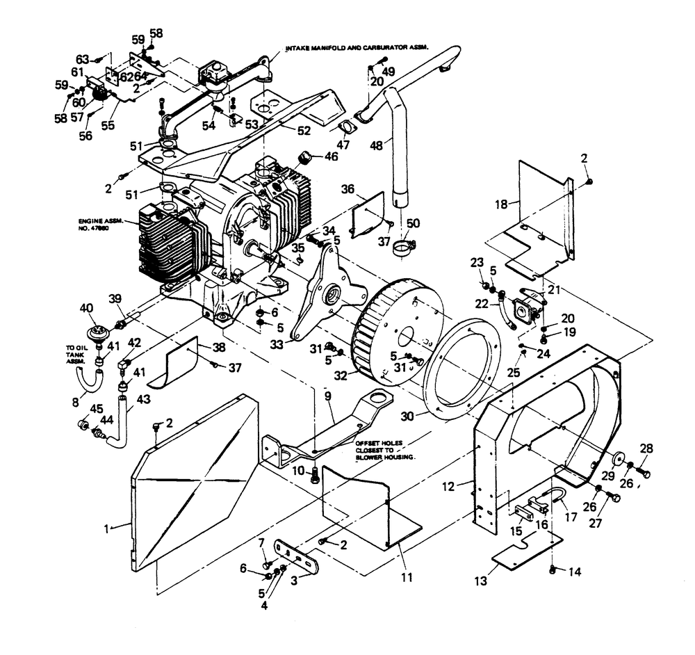 Metal And Accessories Diagram and Parts List for 6931-1  Generac Generator